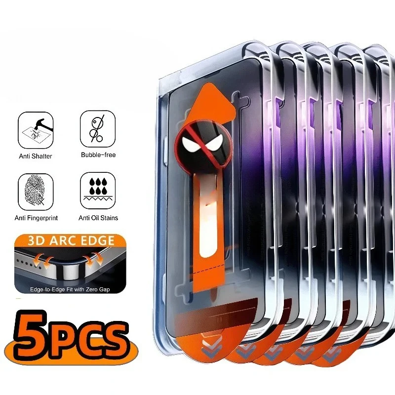 طبقة حماية من الزجاج المقسى لهاتف آيفون 11 16 17 Pro Max 16e 15 14 Plus 13 12 Mini Air XR XS واقي شاشة الخصوصية #1