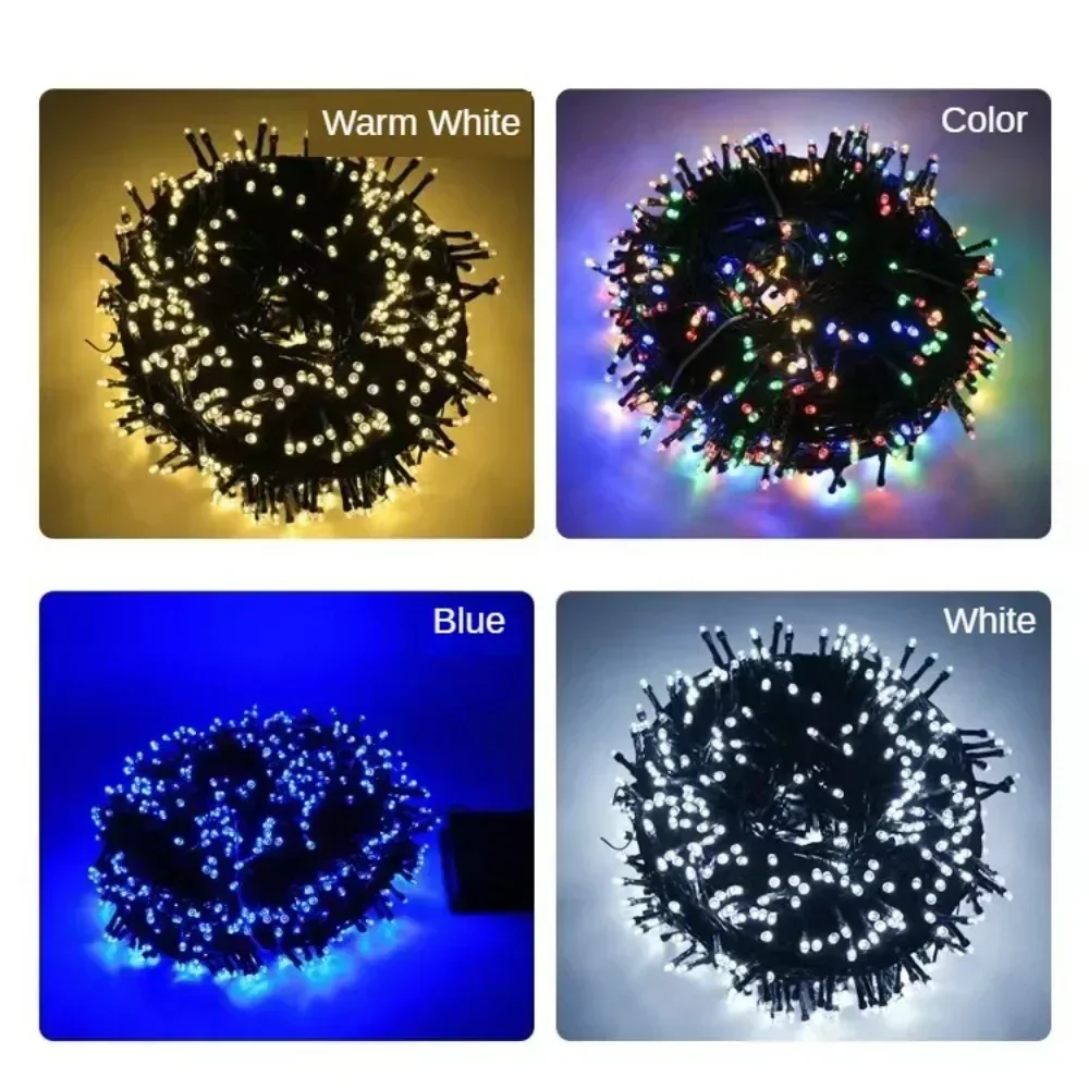 50 M 500 LEDs  Xmas Outdoor Christmas Lights 10M Led String Lights Decoracion Fairy Light Holiday Lights Lighting Tree Garland