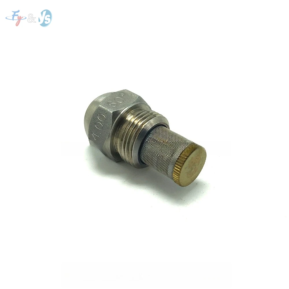 Heavy Fuel Oil Burner Nozzle,Diesel Waste Oil Atomizing Spray Nozzle for Industrial Boiler Furnace,0.5-35 GPH Solid/Hollow Cone