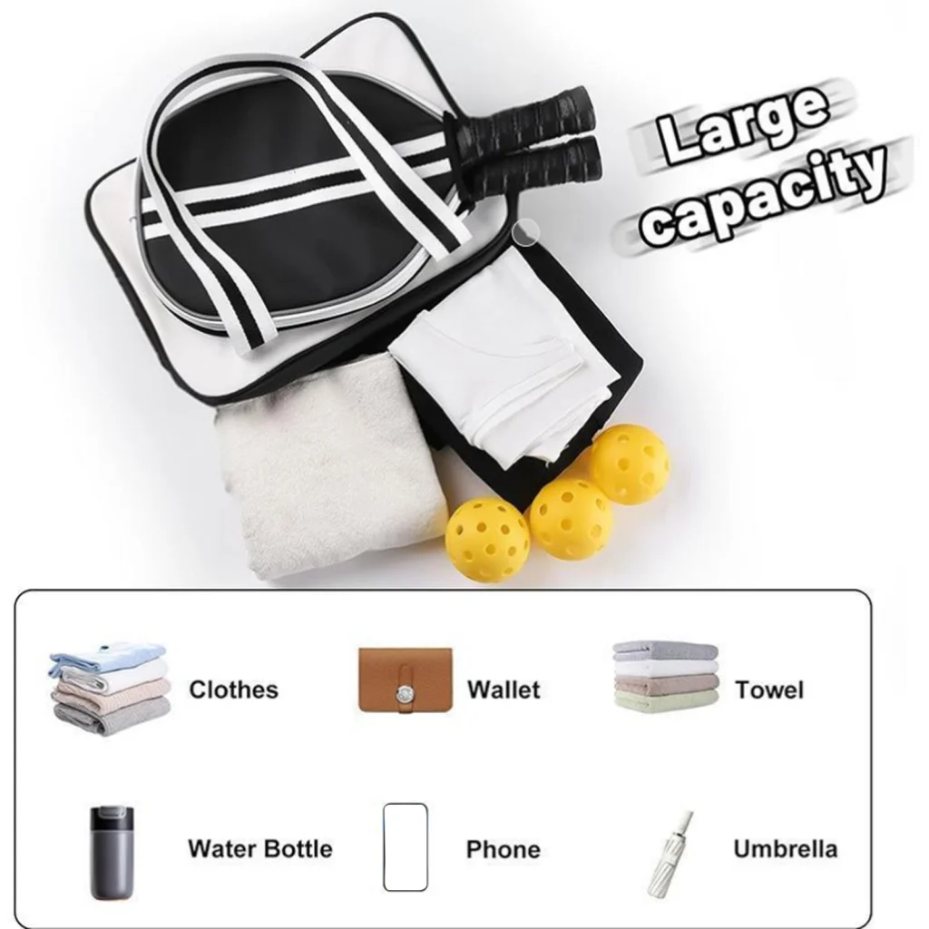 

Pickleball Racket Bag Carry Bag with Shoulder Strap Pickleball Racquet Bag