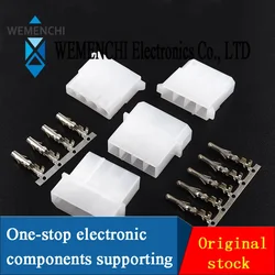 10 Set 5.08mm Connector Large 4 Pin Computer ATX IDE Power Connector Plug Male Female Housing + Male Female Terminal