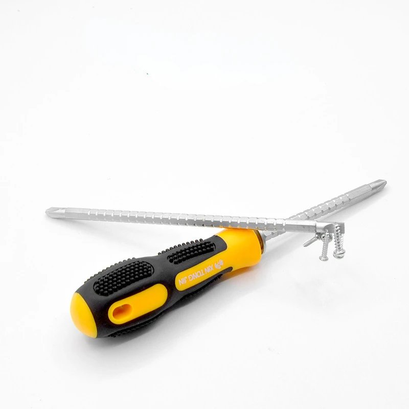 

telescopic dual purpose screwdriver and hard screwdriver for household maintenance cross head screwdriver