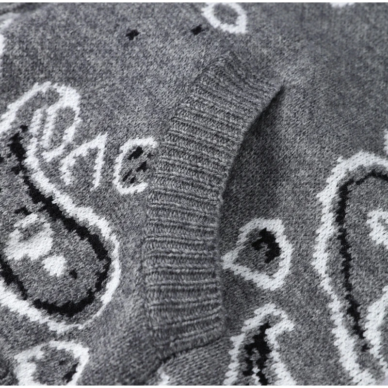 Knitted Jacquard Female Cardigan Sweater Zipper Loose Lapel Pocket Fashion Lady Sweaters 2026 Spring Street Long Sleeve Coat Top 8 S9e48ee3ae98e4bbb92caf8bc823e988a0