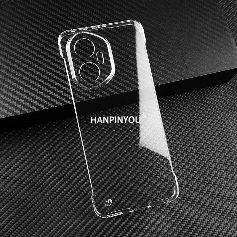

Ultra Thin Clear Frameless Case For Honor 400 300 Ultra 200 100 Pro Transparent Hard PC Back Camera Protector Shockproof Cover