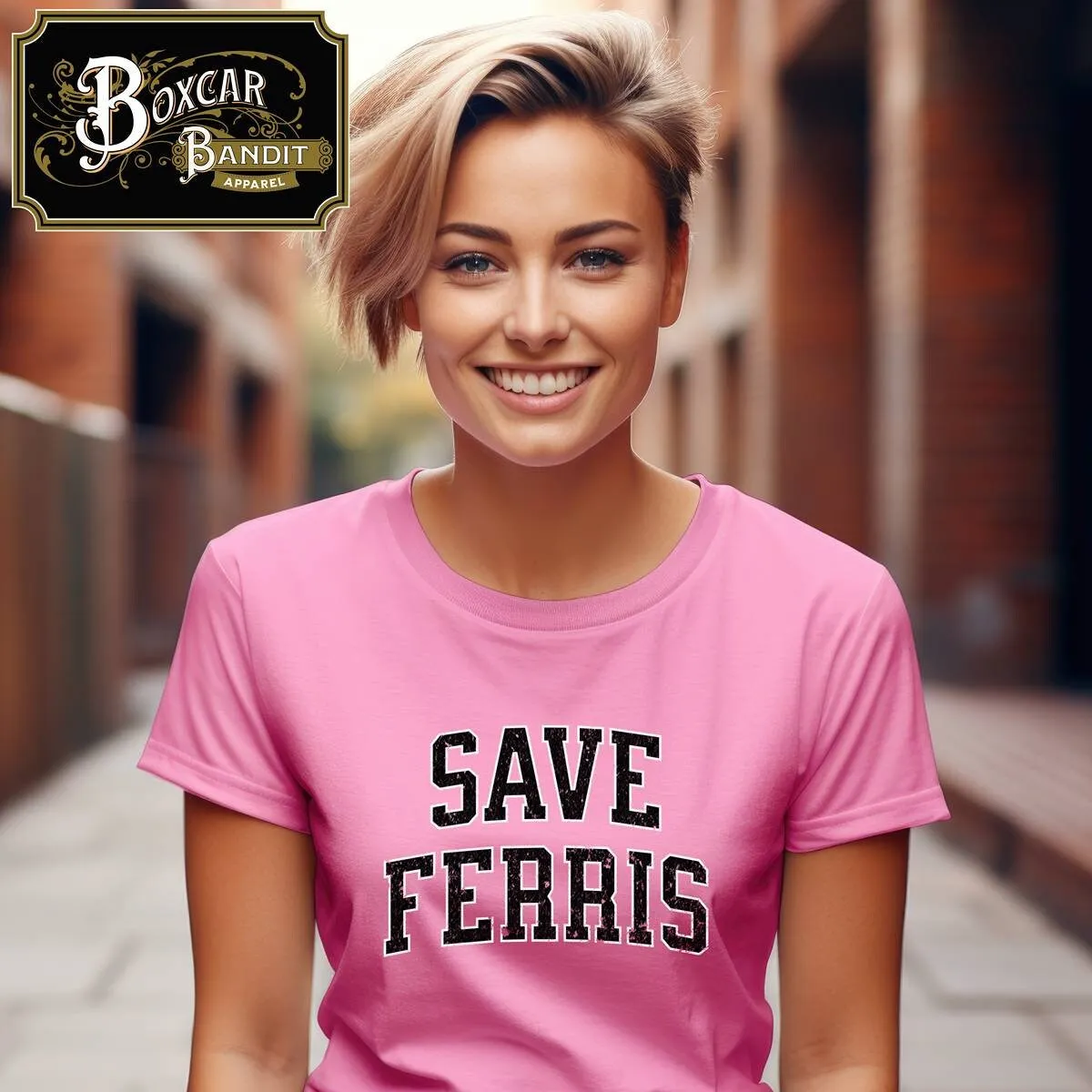 

Ferris Bueller s day Off Women short sleeve T Shirt Classic movie retro 80