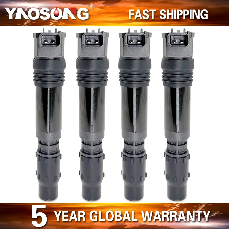 

4PCS 129700-3881 30700-MBW-611 Ignition Coil For Honda CBR600F CBR600FS CBR600FR CBR900RR CBR900RE CBR929RE CBR929RR CBR954RR