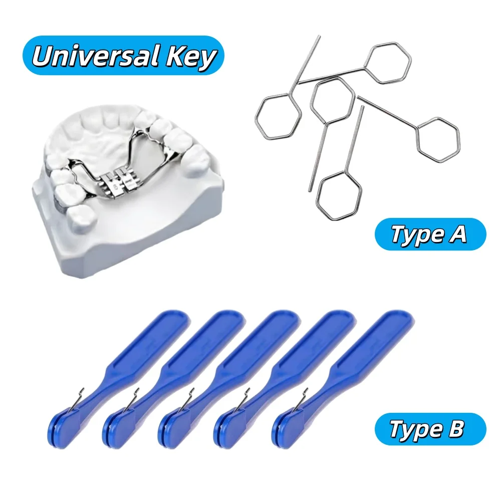 50/30/20/10PCS Dental Gen. Expander Swivel Key Expansion Screw Palatal Expander Frame Stainless Steel Arch Expander Screw Wrench