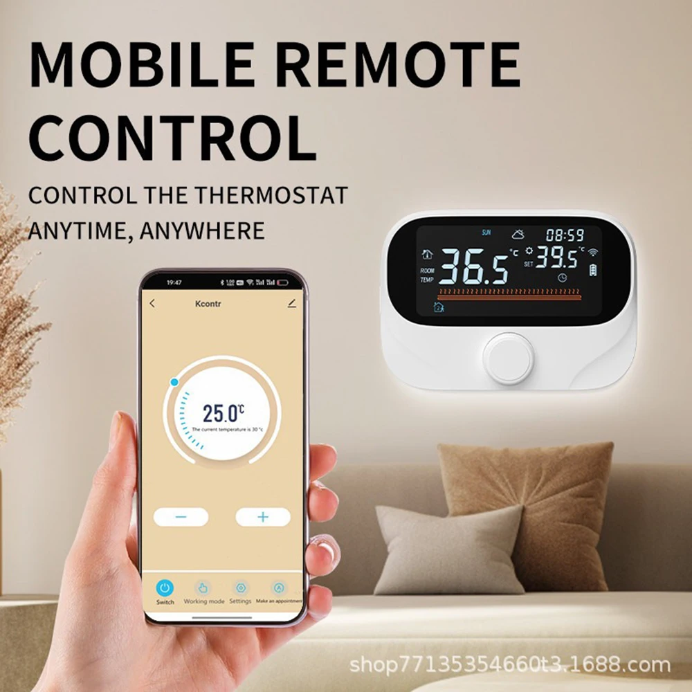 Smart WIFI Tuya Gas Boiler Thermostat WiTH3 RF Wireless Temperature Controller for Wall-Mounted Boilers Room Heating