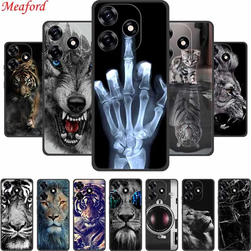 For Realme C53 Case Shockproof Black Silicone Soft Back Cover Case For Realme C53 Phone Case Cover RealmeC53 C 53 Funda Coque