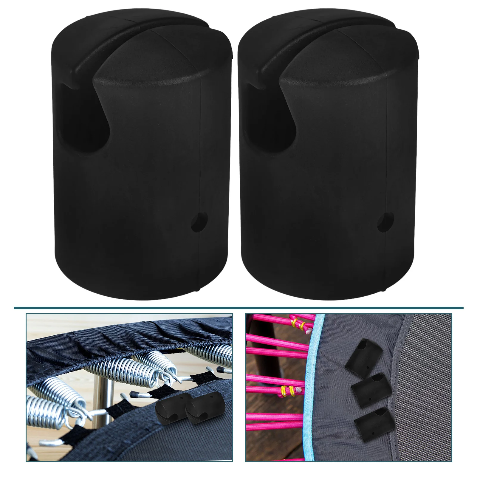 

5Pcs Trampoline Pole Caps Protective Cover Easy Installation Replacement Rod Caps Plastic Trampoline Accessory Parts