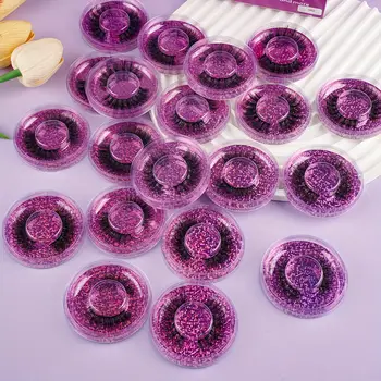 20 párů 4 stylů tenkých umělých řas z norkových řas, smíšených dramatických, hustých, natočených, nadýchaných, proužkových řas, vícenásobné balení pro sady na líčení očí 8 nejlepší prodej norkové řasy ve velkém - №6