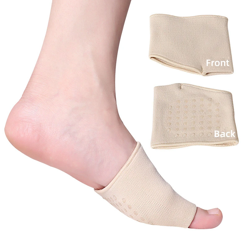 5Pairs Forefoot Socks Metatarsal Pads Toe Separators Pain Relief Insole Bunion Orthotics Hallux Valgus Corrector Feet Care