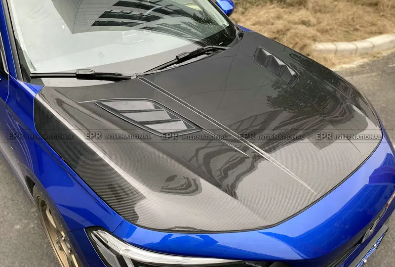 

suitable for For Honda Civic FE1 FE2 HT Type Front Vented Hood Carbon Hood