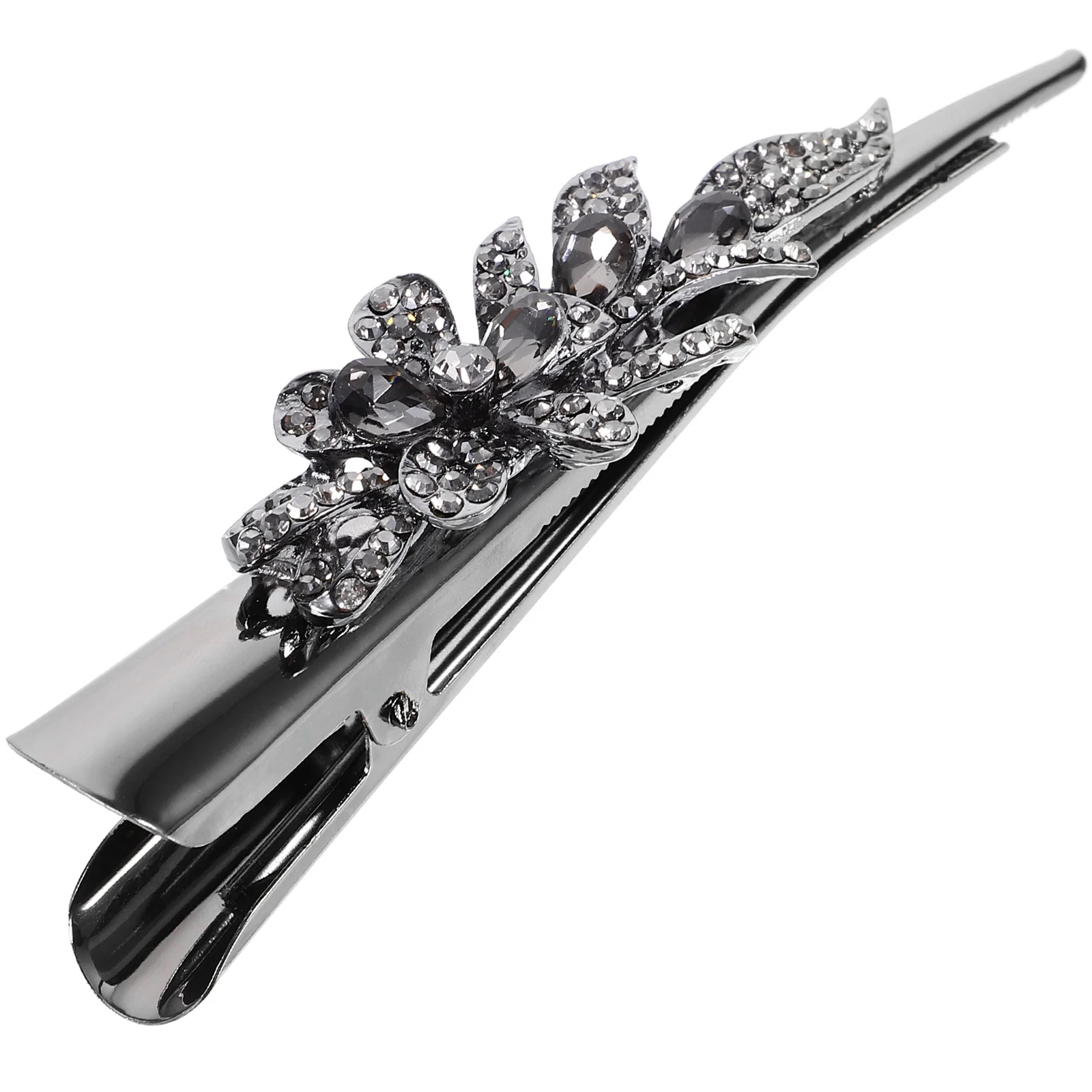 

Vintage Horn Hair Clip Rhinestone Metal Women Hairpin Decorative Chic Accessory For Party Wedding Daily Wear Gift