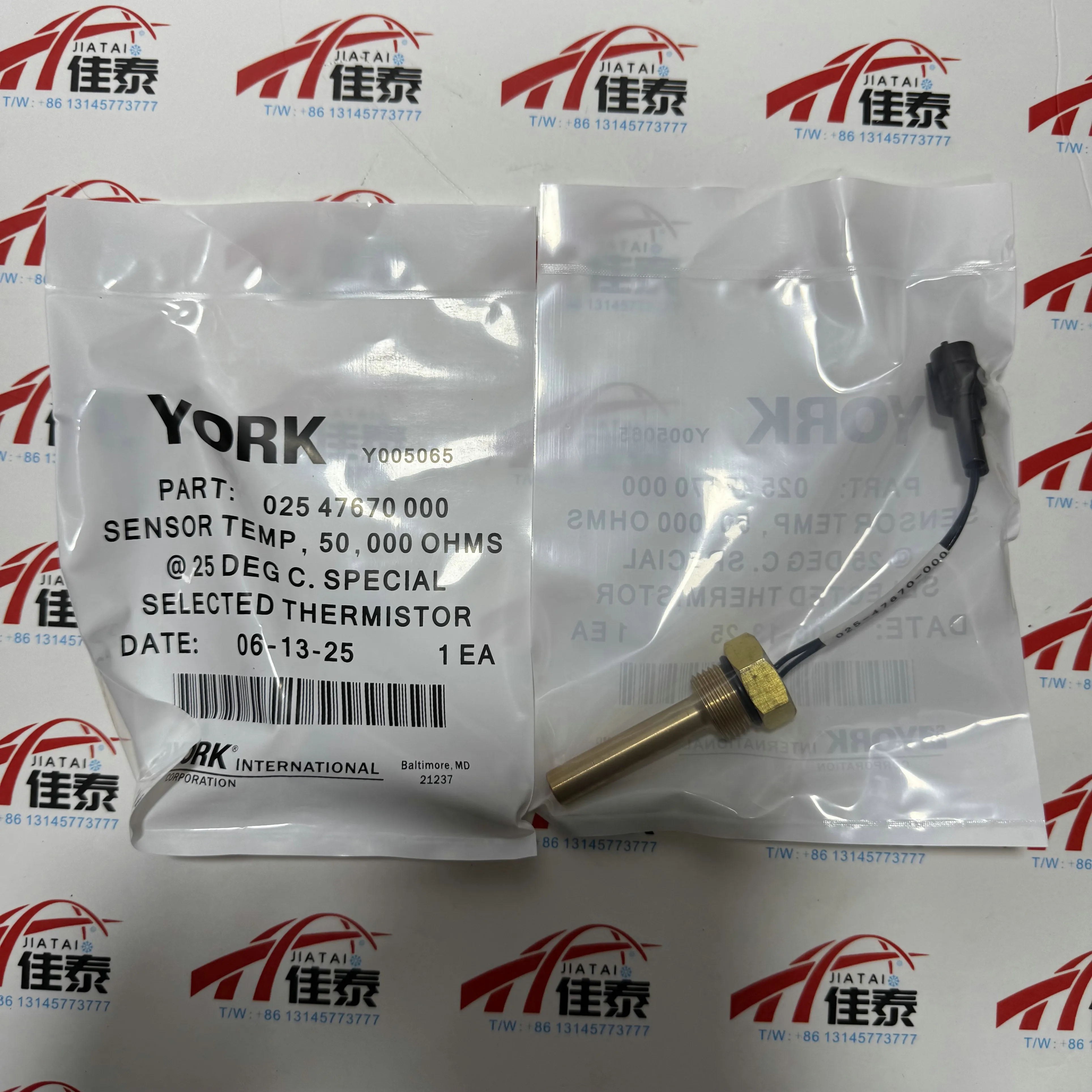 Sensor de Temperatura 025-47670-000 para Aire Acondicionado, Sensor de HVAC R410A R32 R290 para Sistemas Inverter Split