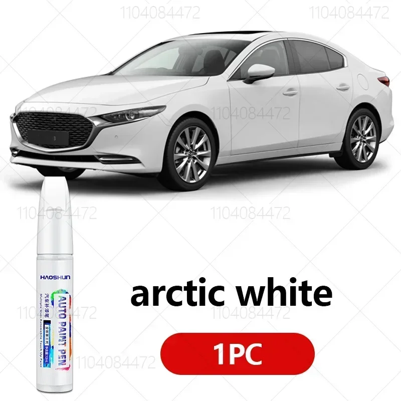 Voor Mazda 3 2003-2025 BK BL BM BP Verf Reparatie Pen Touch Up Scratch Remover DIY Auto accessoires Zwart Wit Blauw Grijs Bruin Rood