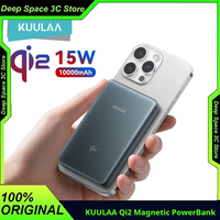 KUULAA Qi2 Magnetic Power Bank 10000mAh Wireless Fast Charging Magsafe 15W Portable Charger PowerBank For iPhone 16 Pro Max
