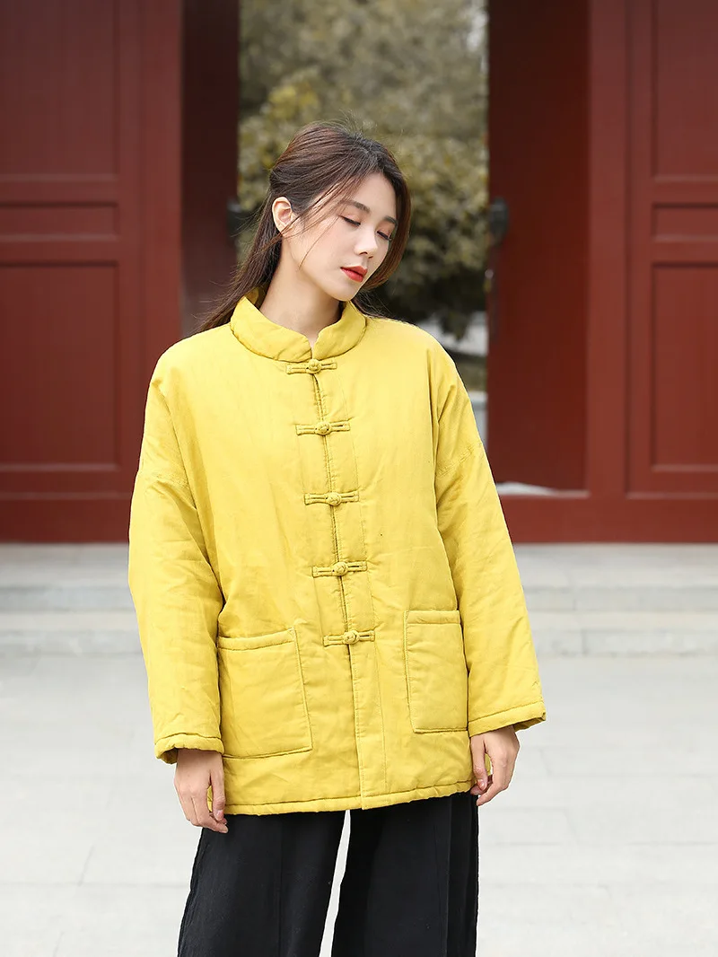 New Chinese Style Women's Cotton Linen Set Zen Tai Chi Clothes Lay Brother's Clothes Linen Top Zen Meaning Daily Wear