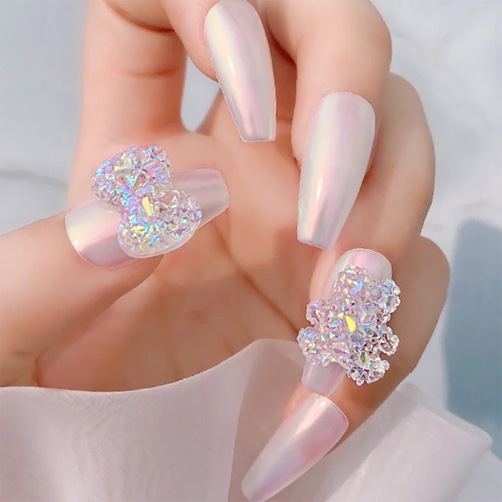 مثقاب أظافر فريد لطيف ، موضة لافتة للنظر ، مثقاب على شكل ، ملصقات أظافر ثلاثية الأبعاد ، الأفضل مبيعًا ، ملحقات تزيين أظافر حيوية