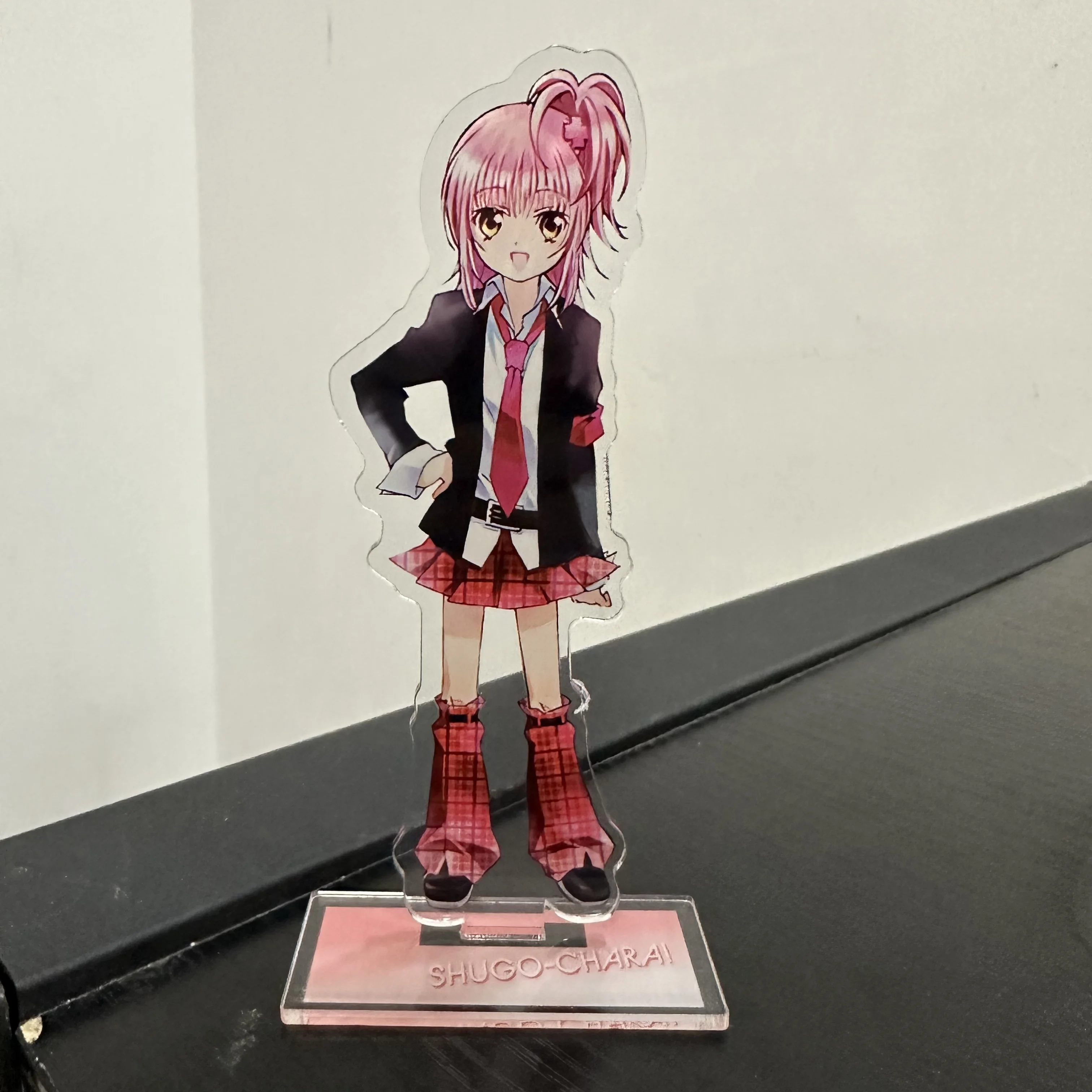 15CM Anime Shugo Chara Figures Hinamori Amu Tsukiyomi Ikuto Cosplay Acrylic Stand Model Plate Desk Decor Standing Sign Toys