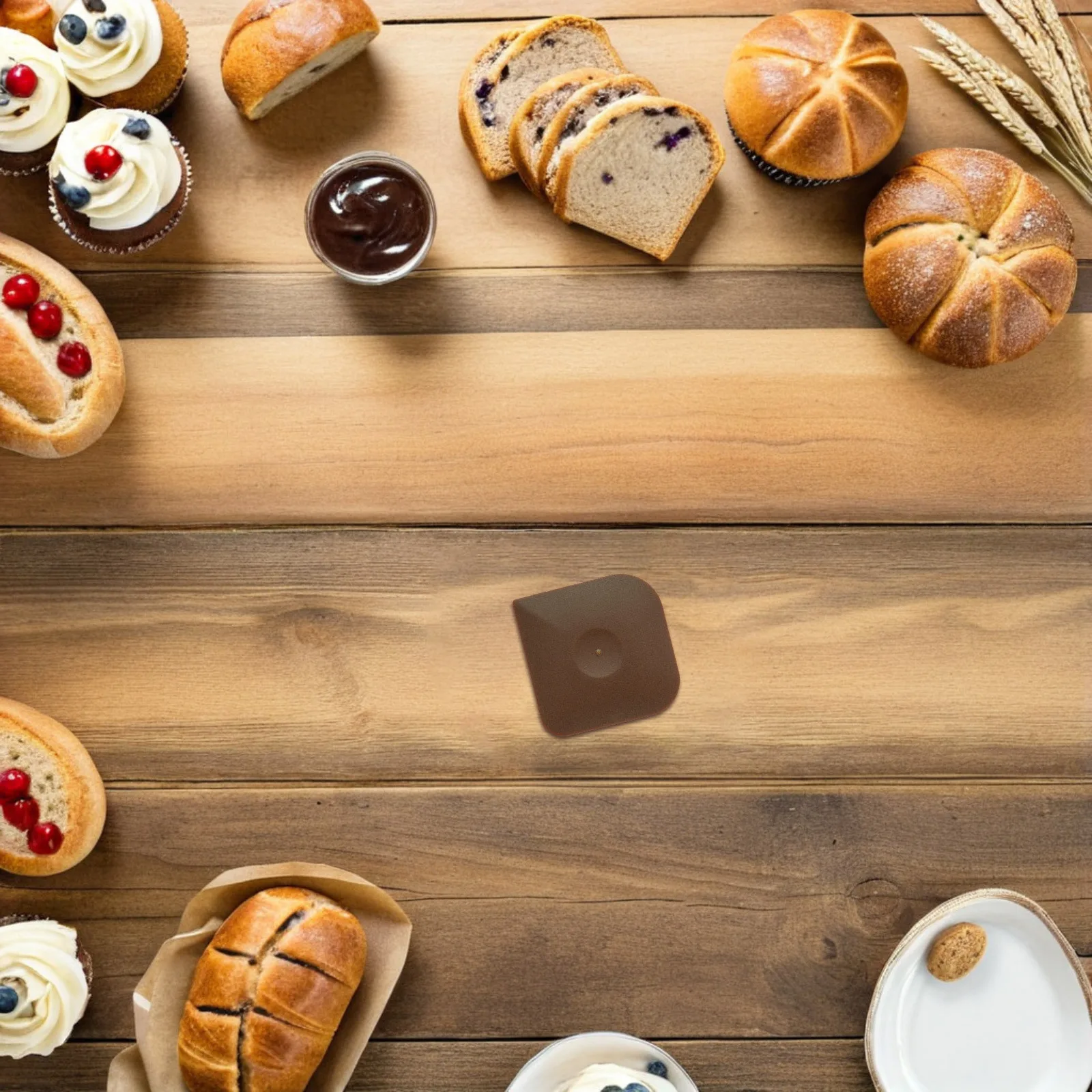 

1pcs Cream Plastic Kitchen Scraper For Grill Pan Waffle Iron Cast Iron Cleaning Tool Dish Pot Scraper Food Grade Utensil