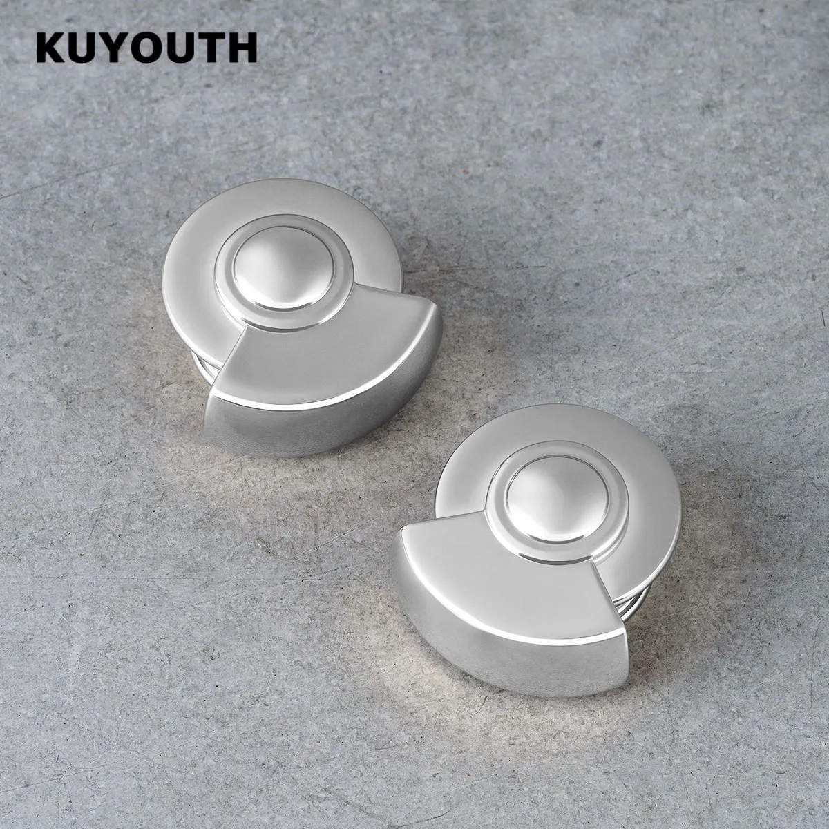 2PCS Stainless Steel Wheel Wrap Edge Ear Tunnels