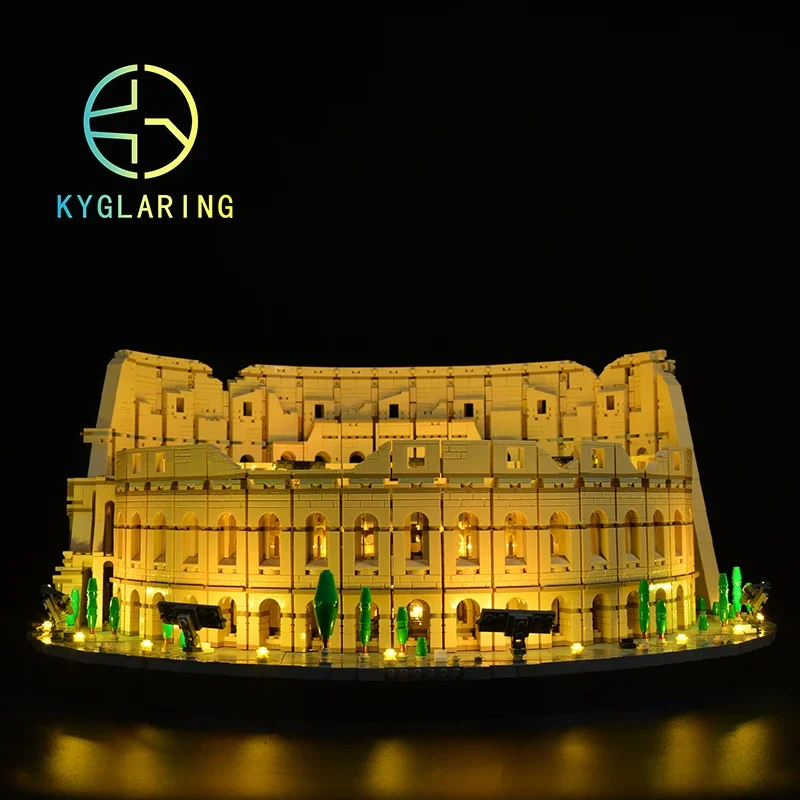 Kyglaring Led Light Kit Building Blocks Largest Ever Lego Set For LEGO 10276 Colosseum (Only Light Kit Included)