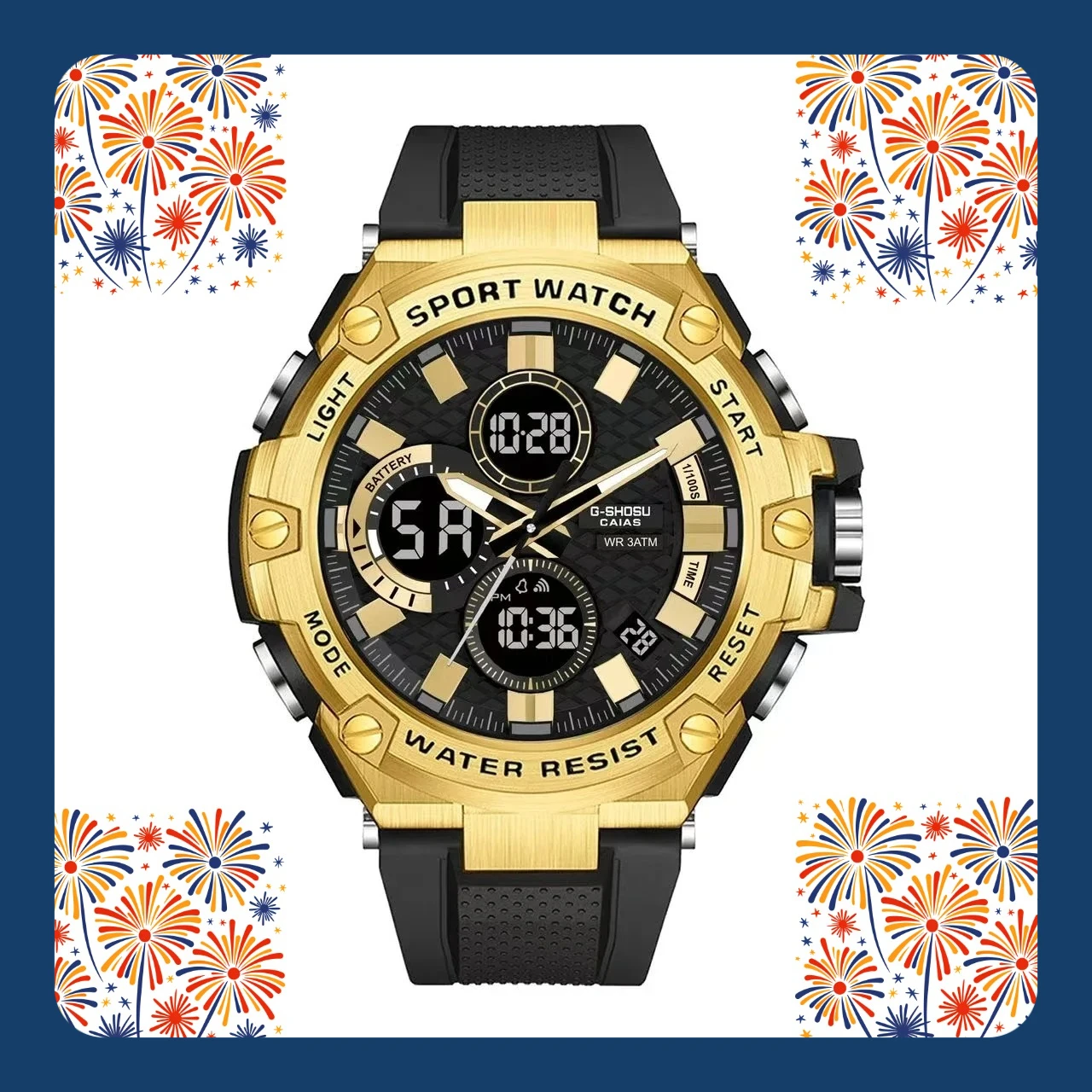 Многофункциональные электронные спортивные часы, ваш идеальный спортивный партнер. Доступны в нескольких цветах для вас подходит как вам нравится.