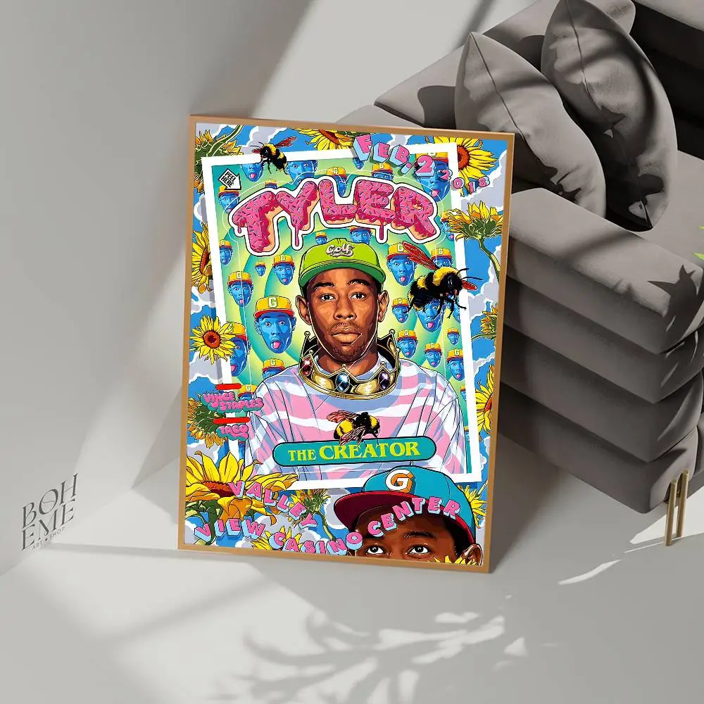 Rapper T-Tyler T-The C-Creator Classic Vintage Posters Vintage Room Home Bar Cafe Decor Nordic Home Decor view 4