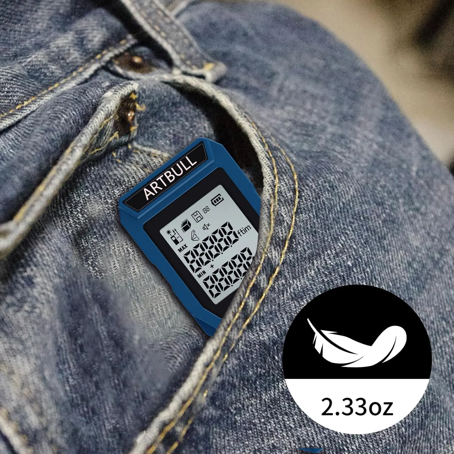 ARTBULL Infrared Mini Laser Rangefinder Distance Meter Laser measure tape 40m 60m