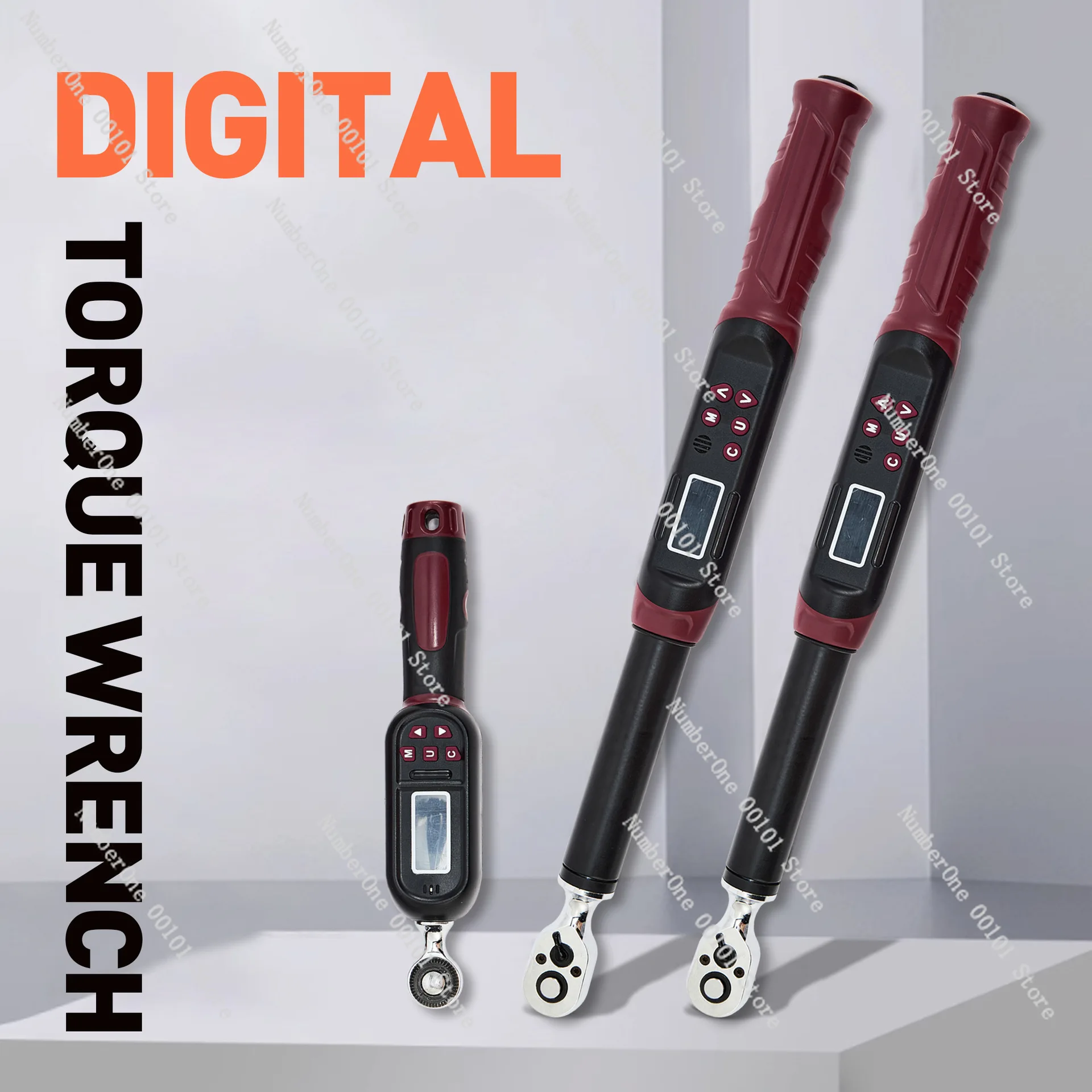Color screen digital torque wrench 1.5-500 high precision ± 2% digital torque wrench with buzzer