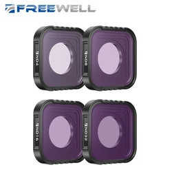 FREEWELL ND Filter Set Compatible with GoPro Hero 13/12/11/10/9 Black, 4 Pack ND4/ND8/ND16/ND32 Filter Action Camera Accessory