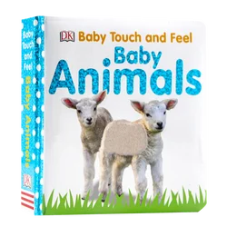 New Baby Touch and Feel Baby Animals Board Book English Picture Story Books to help your child grow as a reader