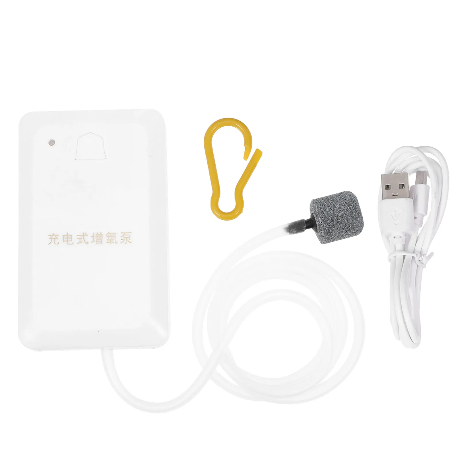 

Portable Oxygen for Aquarium Fish Tank USB Aerator White Device Oxygenator Powered