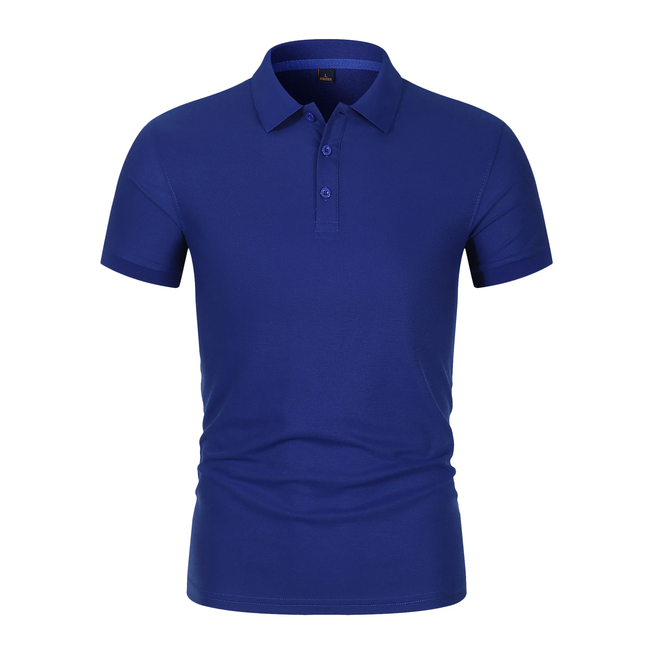 

Quick Drying Short Sleeved Polo Shirt Golf Company Group Brand Breathable Lapel Sports Short Sleeved 12-Color Large