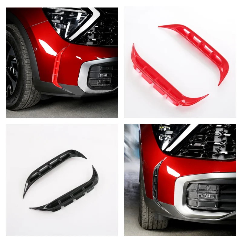 

For Kia Sportage NQ5 2022 2023 Accessories Fog Lights Lamps Eyelid Eyebrow Strip Cover Trim Decoration Cover Trim Car Styling