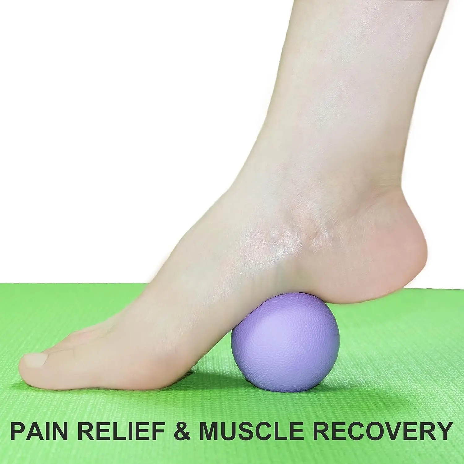 Hard TPR Massage Lacrosse Ball Peanut Fitness Tool For Yoga Physical Therapy Myofascial Release Exercise Relaxation Set