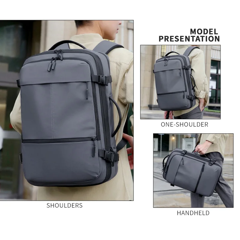 Large Capacity Business Travel Backpack，Computer Bag，Fashionable Backpack，Weekend carry-on backpack，Backpack for work notebook