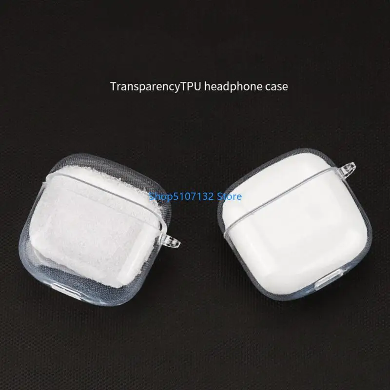 87HD Headphone Shockproof Soft TPU Housing Skin-friendly Cover for Buds SE2 Washable Shell Protector Nonslip Impact-resistant