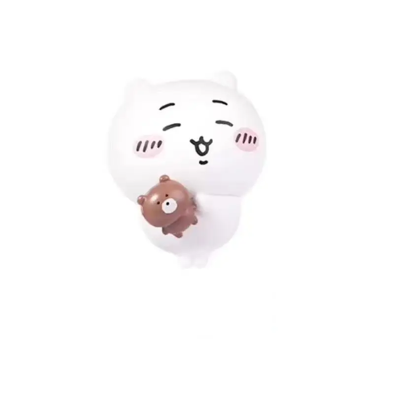 6 Stück Chiikawa Anime Cartoon Kawaii Hachiware Usagi Blind Box Happy Partner Figur Desktop-Puppe Ornamente Geschenk für Freunde – Detail 7