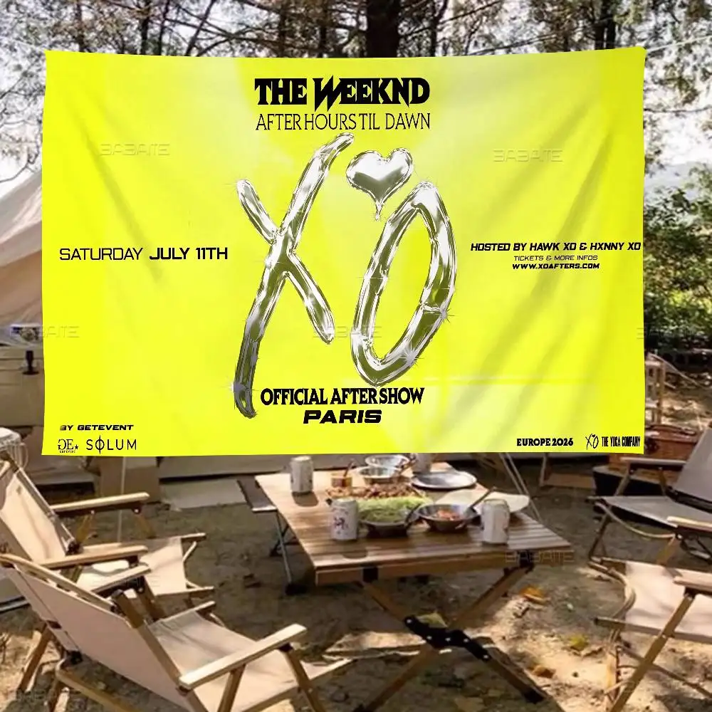 Singer T-The Weeknd Xo Large Size Shop Art Promotion Advertising Booth Flag Hanging Banners