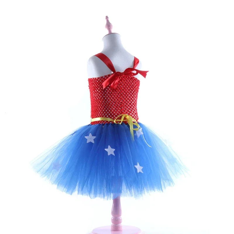 Cosplay Halloween costume SuperHero Girl TuTu Dress Dawn Of Justice  Dress for girls Hot Halloween Party dress Costume For 2-10Y