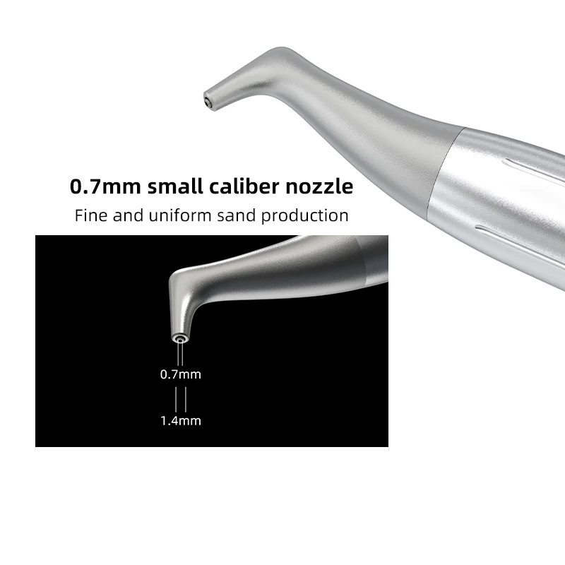 

Стоматологический пескоструйный скалер PV5, VV Стоматологический цельнометаллический пескоструйный аппарат с большой емкостью 20 г, прочный корпус из алюминиевого сплава