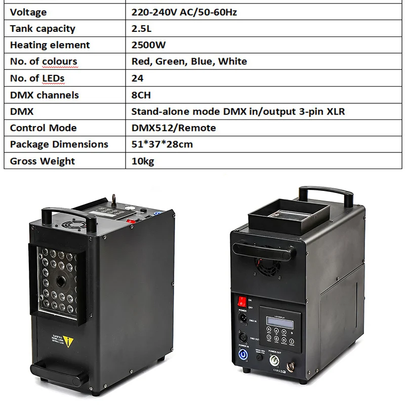Рисунок 6 - DMX 512 1500 Вт Вертикальная машина