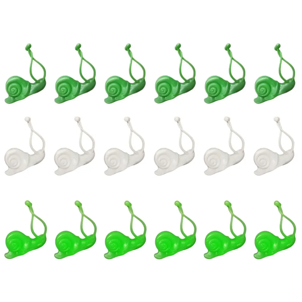 

30 Pcs Self Adhesive Hooks Snail Clips for Wall Vines Plants Durable Plastic Garden Indoor Fixtures Wire Cable ganizer Plant