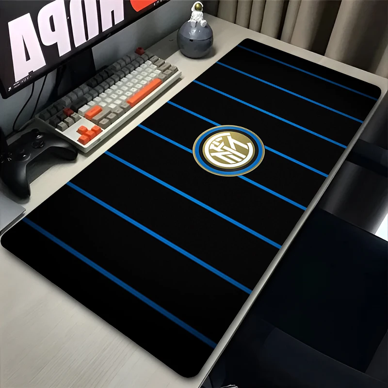 

Gaming Big Mousepad PC Computer Gamer Mouse pad Natural Rubber with Locking Edge Anime keyboard pad F-fc I-inter LOGO Mouse Mat