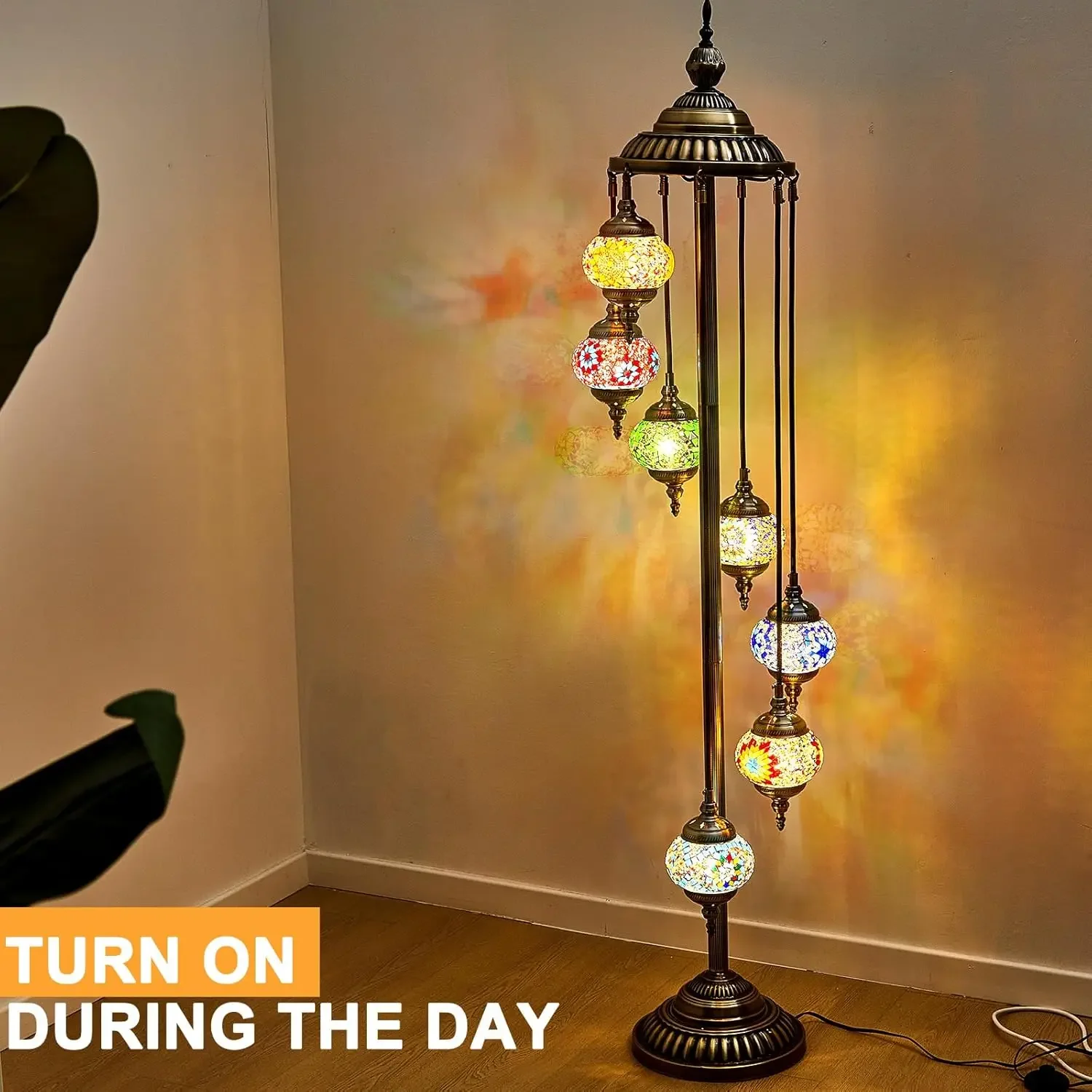 مصباح أرضي مصباح أرضي مغربي لتصميم المنزل المزخرف