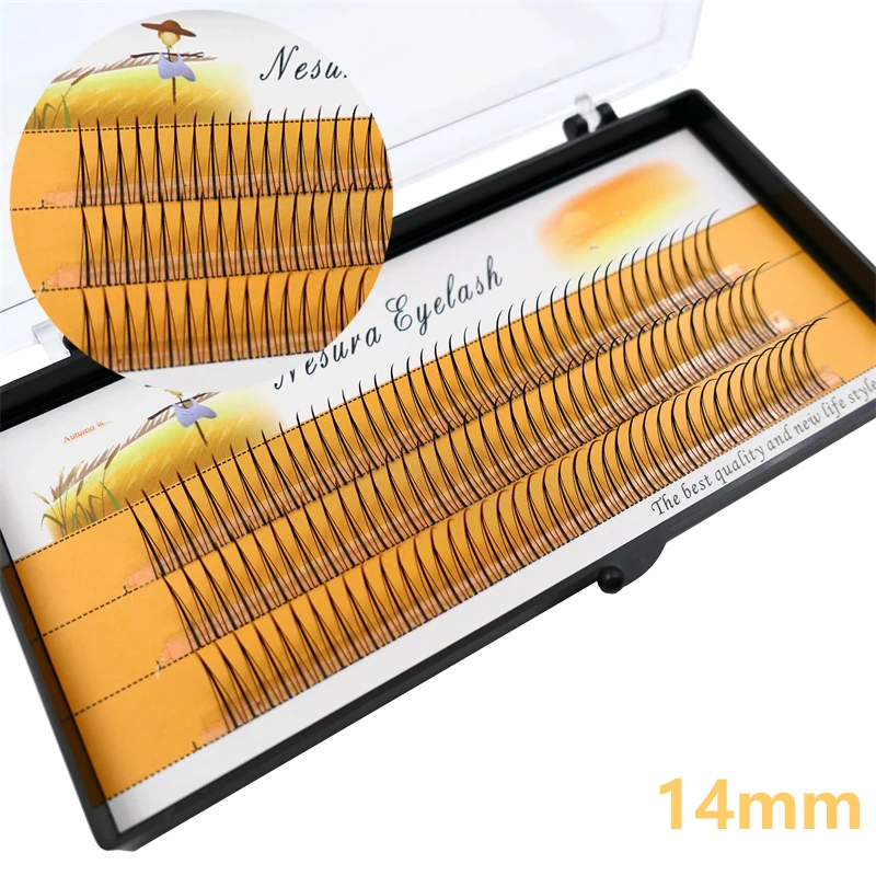 Natürliche einzelne Cluster-Falsche Wimpern, 1 Box 120 Cluster, weibliches Make-up, Wimpernverlängerung, Werkzeug für falsche Wimpern