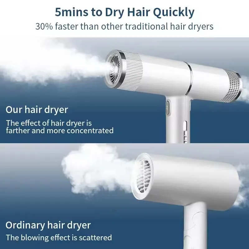 حار تصميم المهنية 1600 واط مجفف الشعر متعدد الوظائف صالون الأزياء نمط عالية السرعة أنيون أيون التكنولوجيا 1 رئيس #6