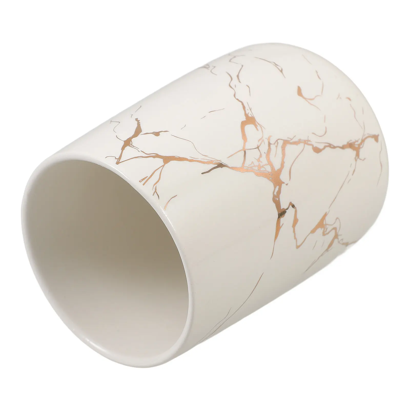 

Стакан для зубных щеток с мраморным узором, кружка для ванной комнаты, держатель для зубной пасты, гладкий, прочный, компактный, современный дизайн, для дома и кухни